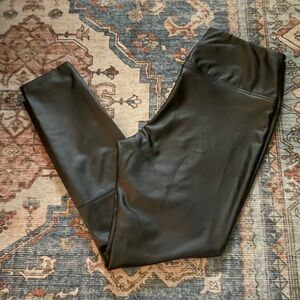 3/$25 🖤 A New Day Faux Leather Black Leggings Pants M